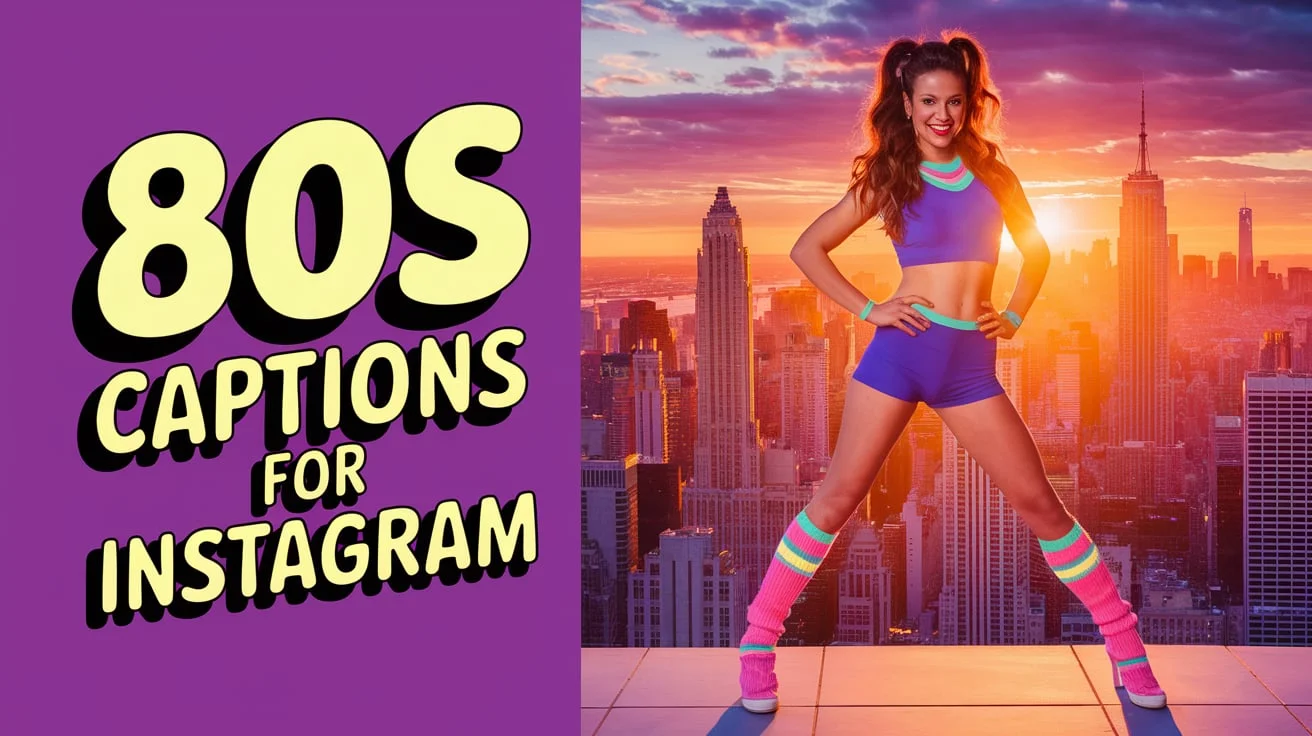 80s Captions for Instagram