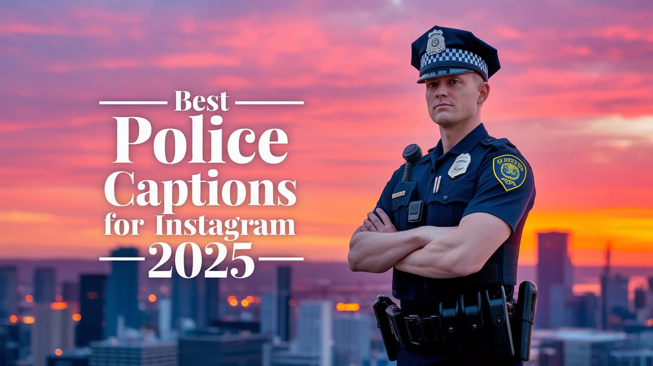 Best Police Captions for Instagram