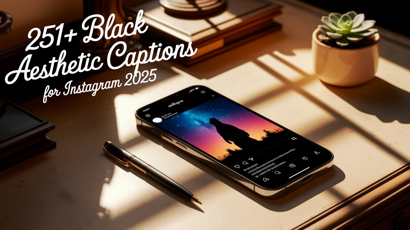 Black Aesthetic Captions