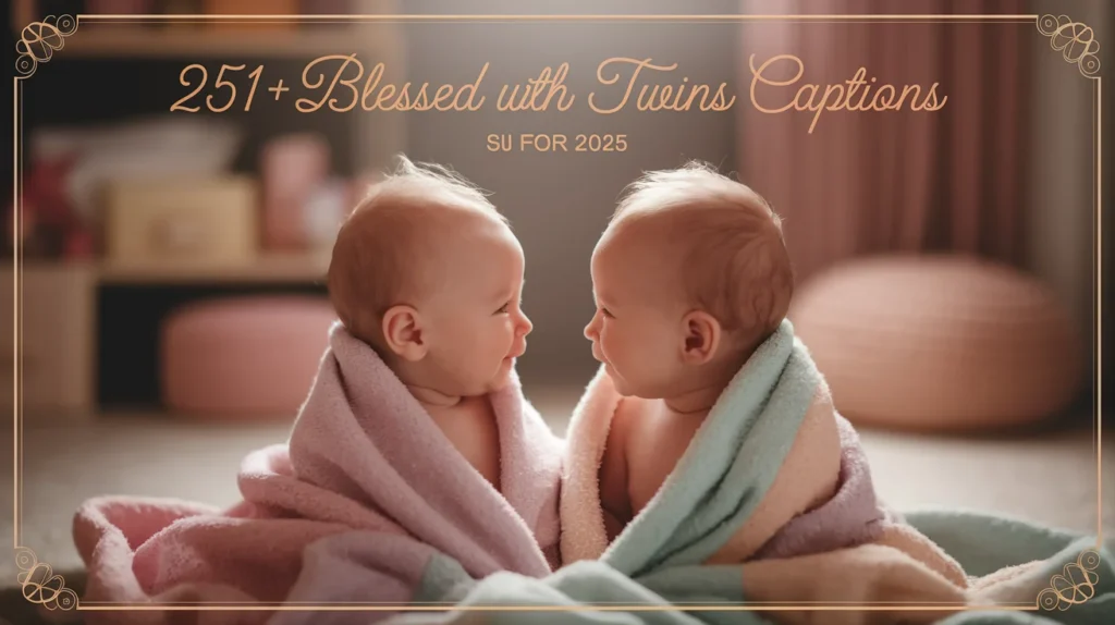Blessed With Twins Captions