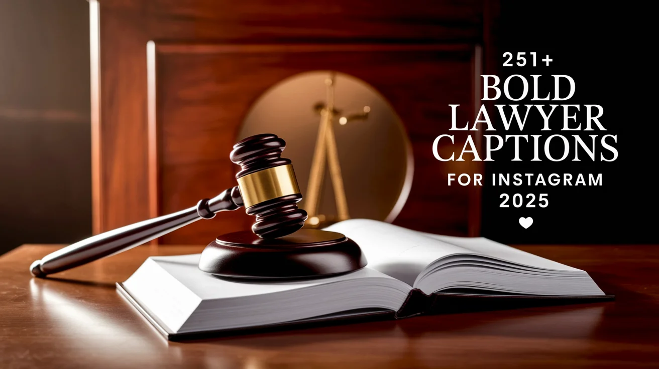 Bold Lawyer Captions For Instagram