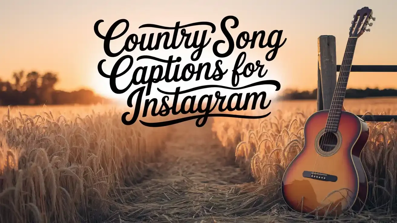Country Song Captions for Instagram