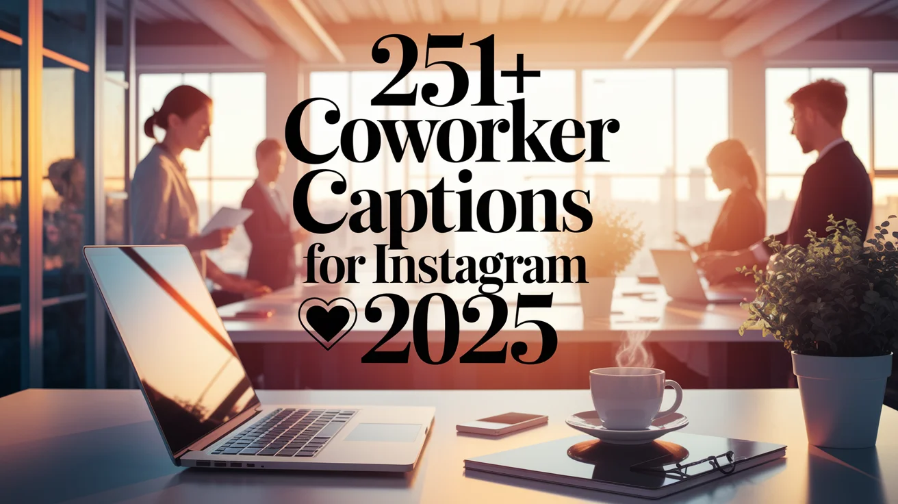 Coworker Captions for Instagram