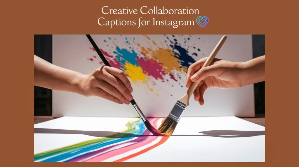 Creative Collaboration Captions