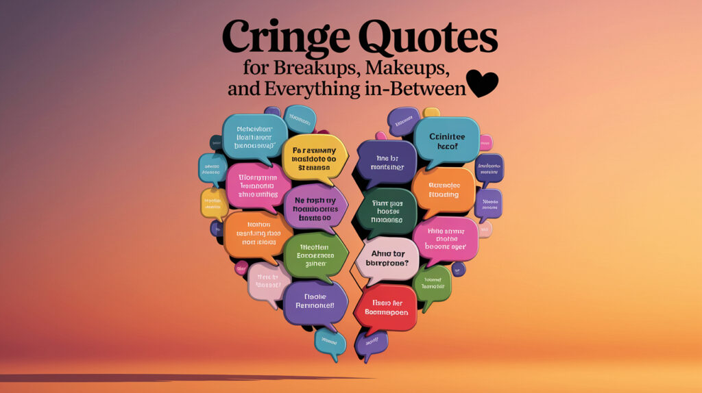 Cringe Quotes for Breakups, Makeups, and Everything In-Between