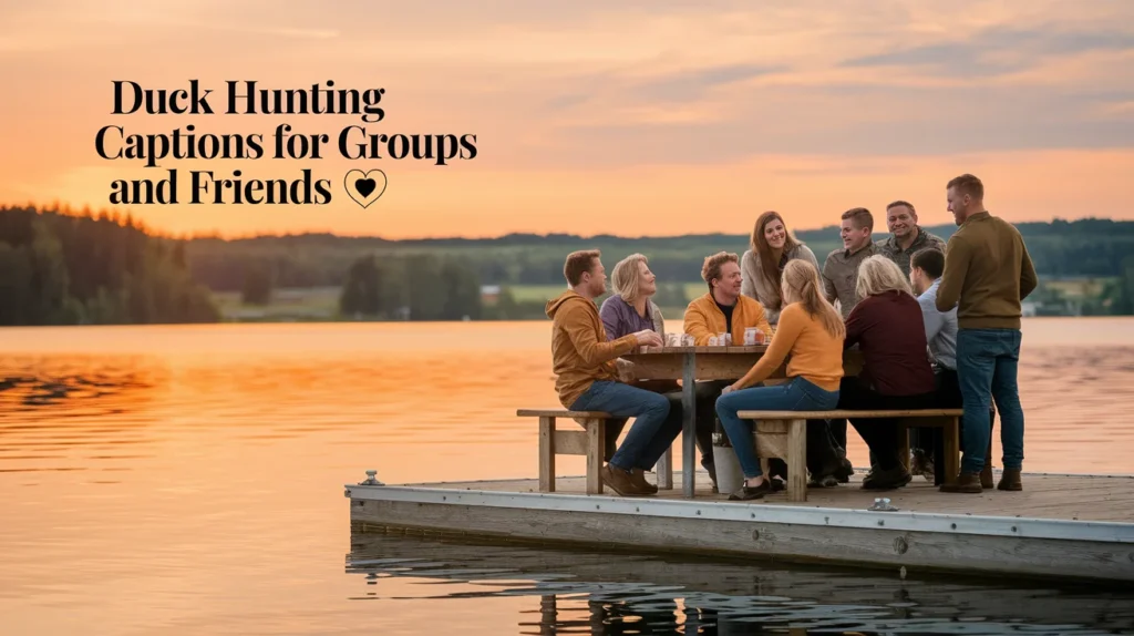 Duck Hunting Captions for Groups and Friends 
