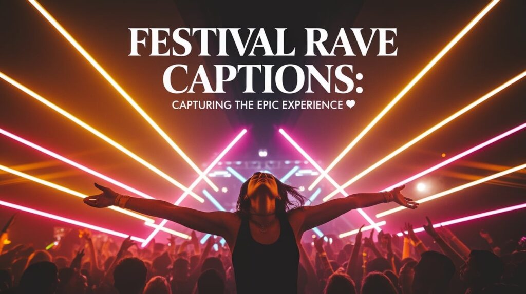 Festival Rave Captions: Capturing the Epic Experience 