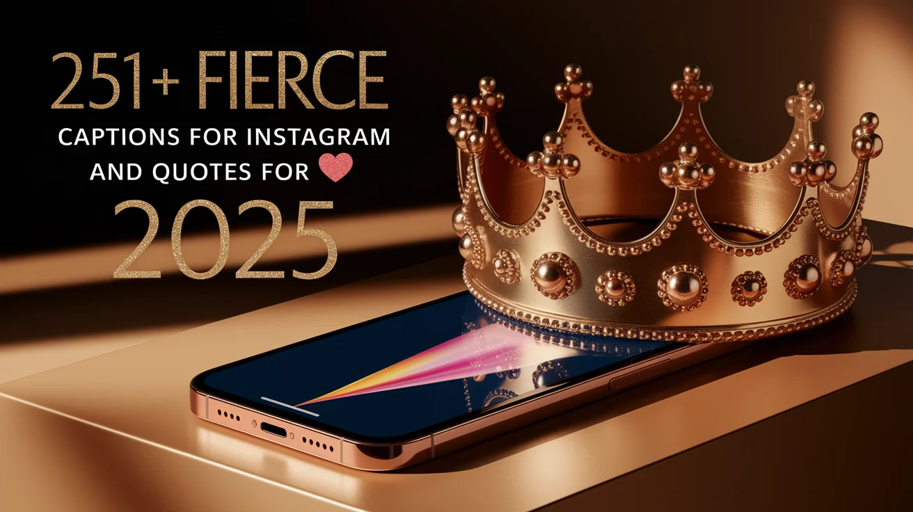 Fierce Captions For Instagram and Quotes