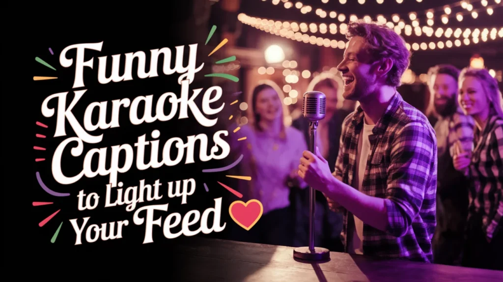 Funny Karaoke Captions To Light Up Your Feed
