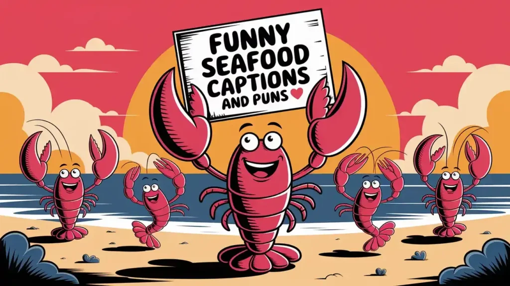 Funny Seafood Captions and Puns 