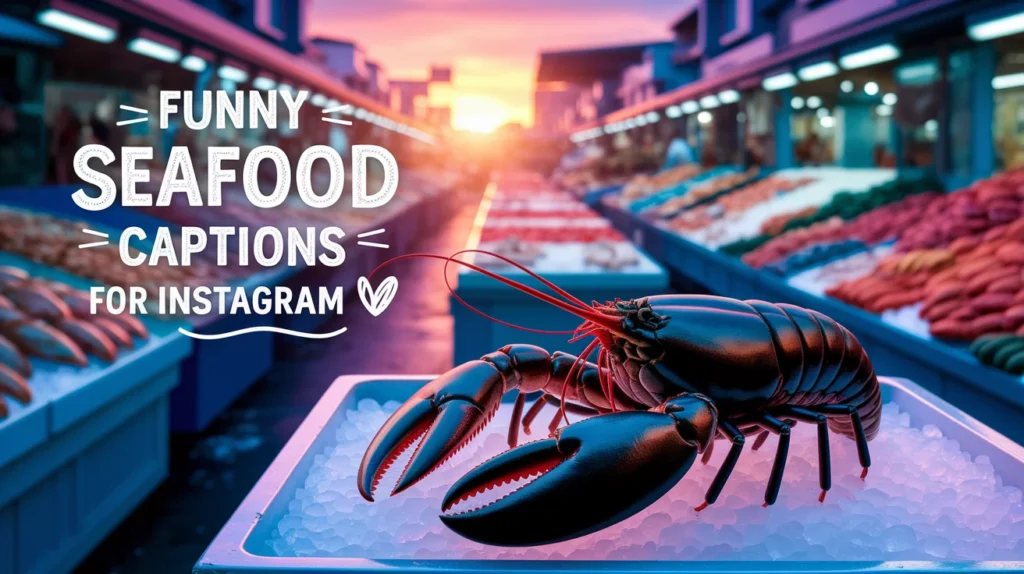 Funny Seafood Captions for Instagram 