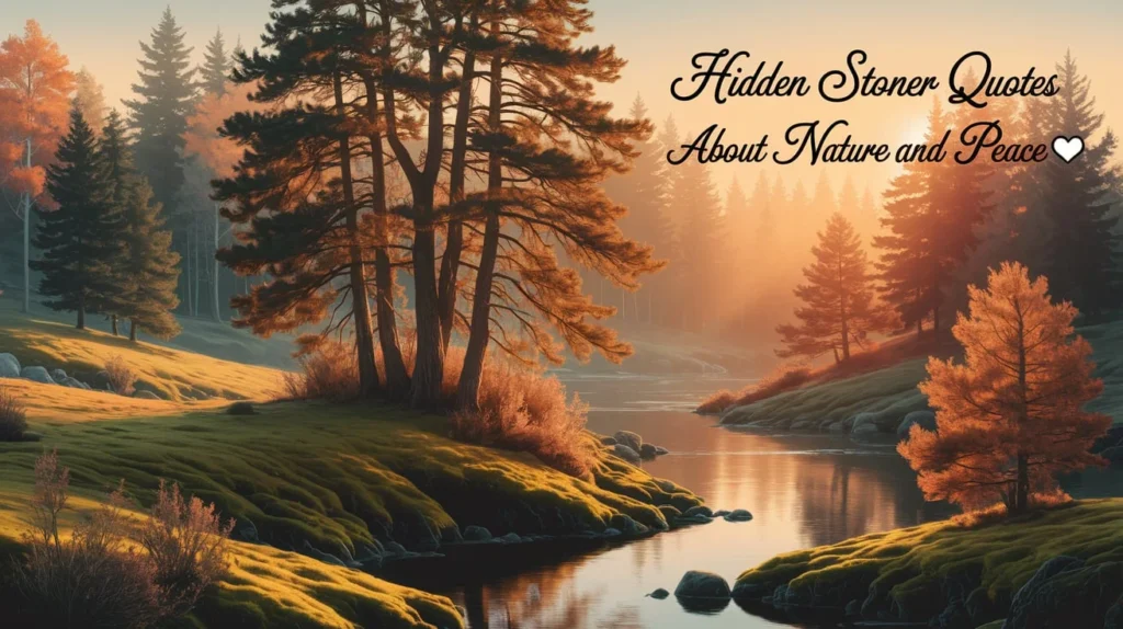 Hidden Stoner Quotes About Nature and Peace 
