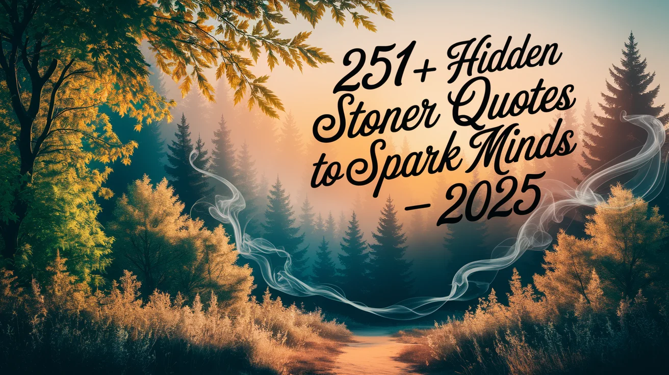 Hidden Stoner Quotes to Spark Minds