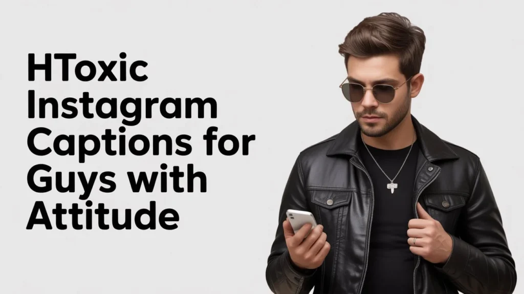 Htoxic Instagram Captions for Guys with Attitude 