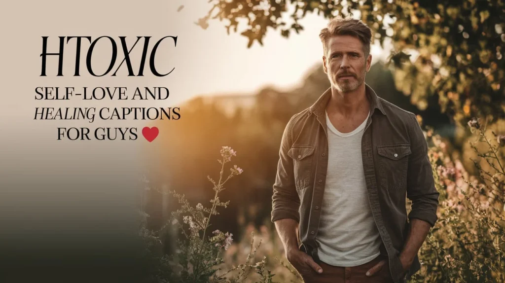 Htoxic Self-Love and Healing Captions for Guys 