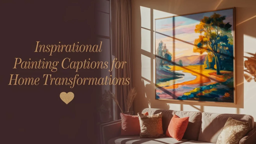 Inspirational Painting Captions