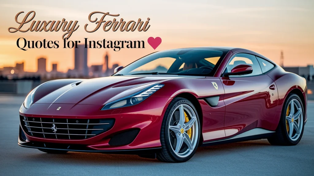Luxury Ferrari Quotes For Instagram