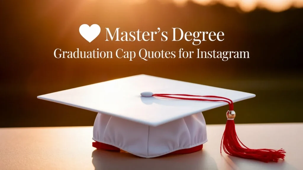  Master’s Degree Graduation Cap Quotes for Instagram
