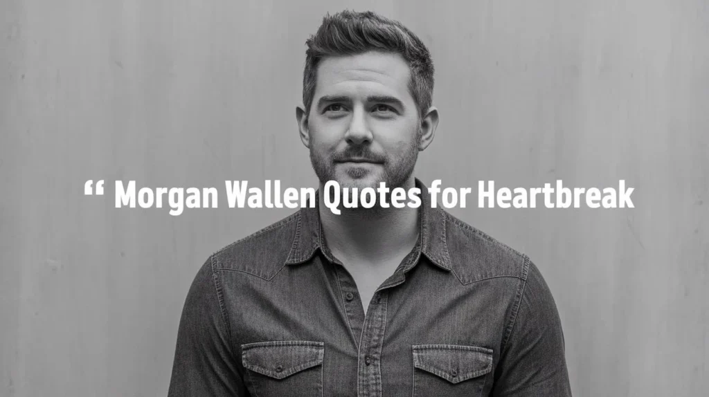 Morgan Wallen Quotes for Heartbreak 