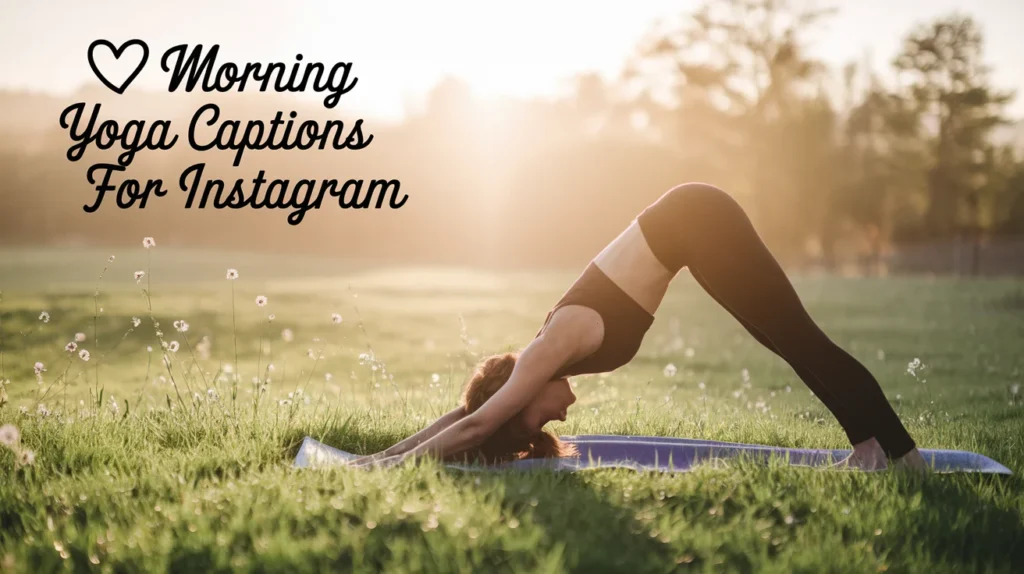 Morning Yoga Captions for Instagram