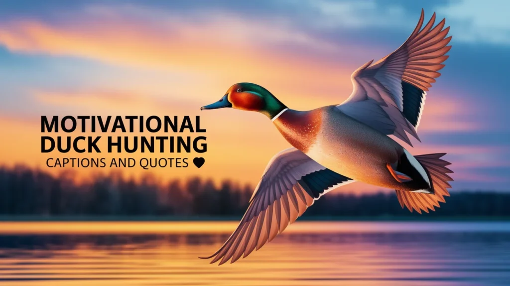 Motivational Duck Hunting Captions and Quotes 