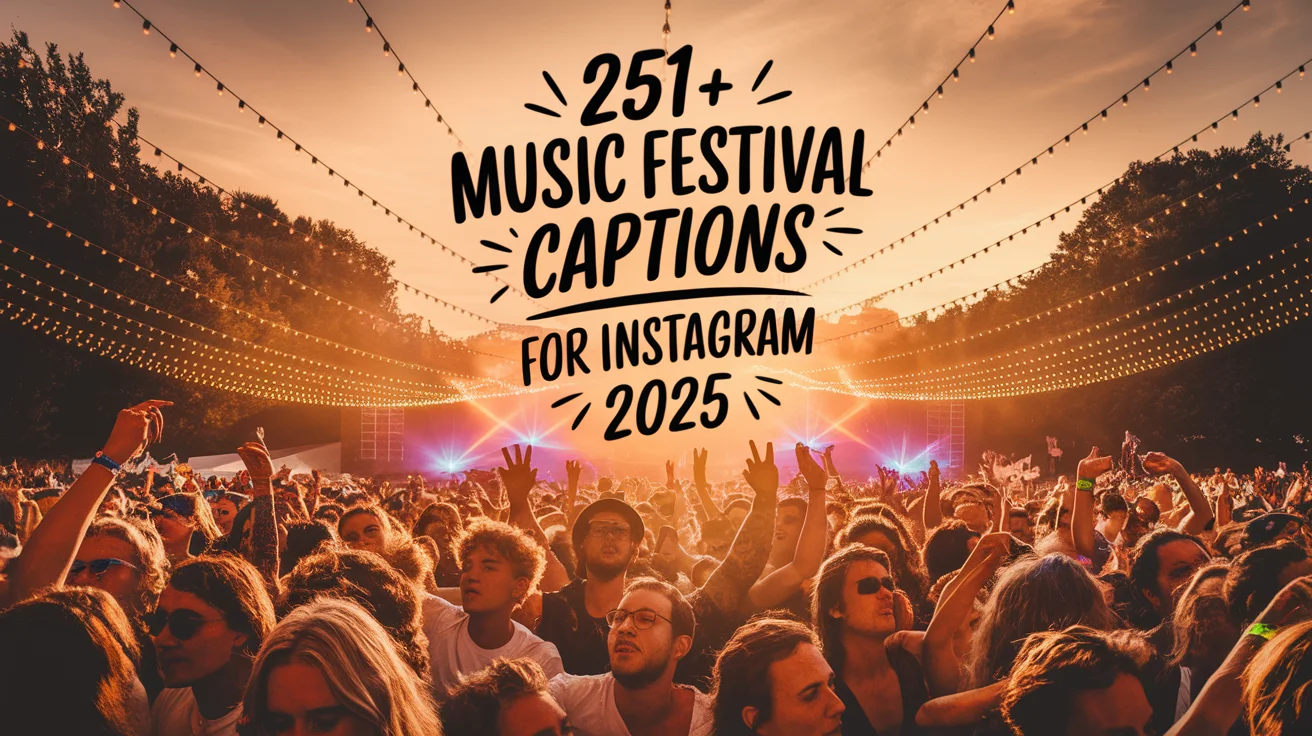 Music Festival Captions for Instagram