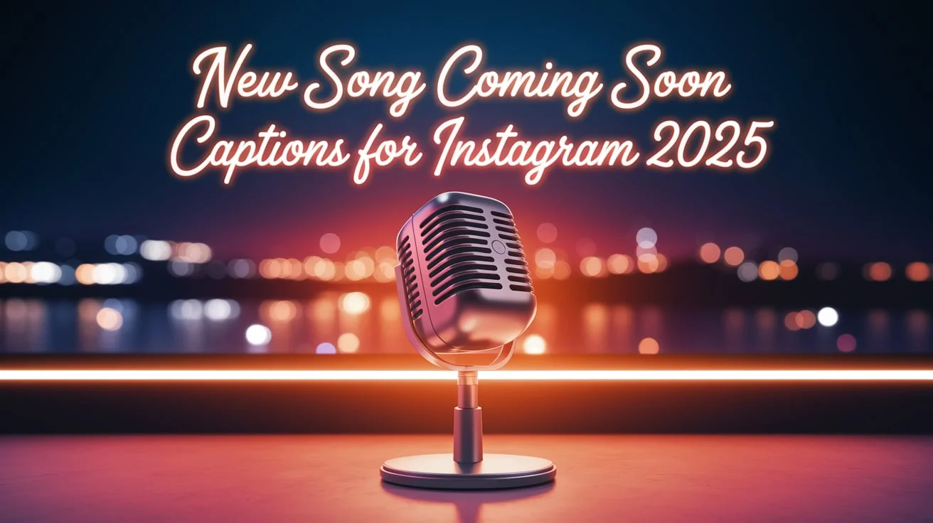New Song Coming Soon Captions For Instagram