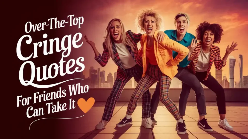 Over-the-Top Cringe Quotes for Friends Who Can Take It