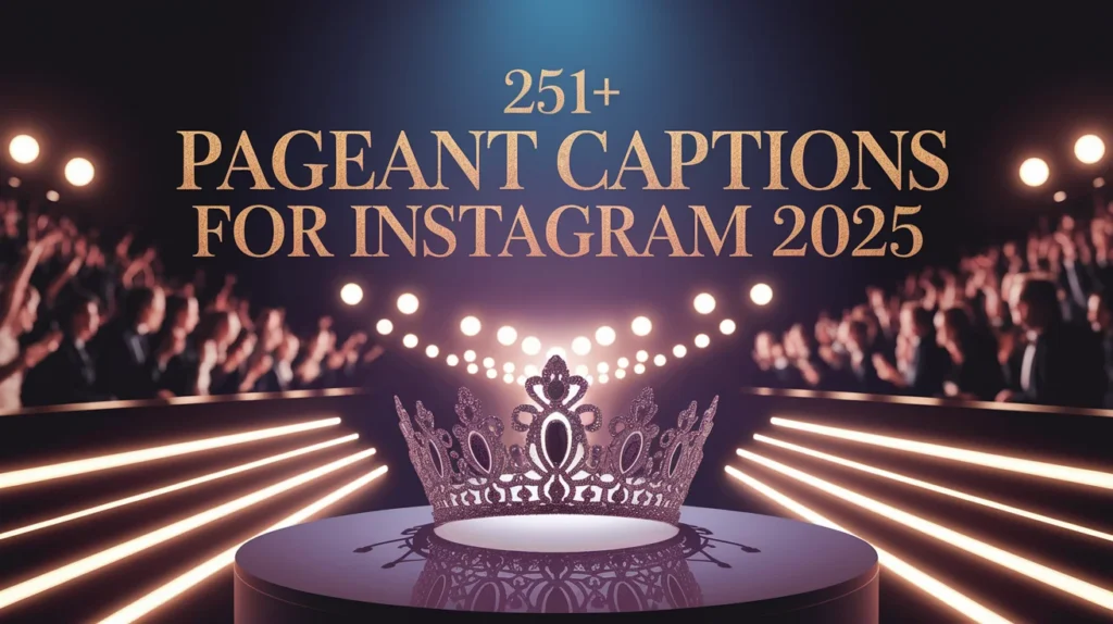 Pageant Captions for Instagram