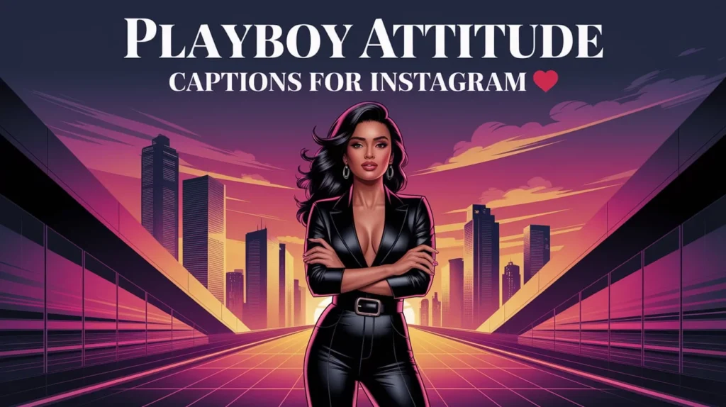 Playboy Attitude Captions for Instagram