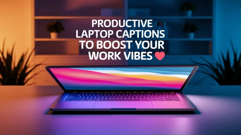 Productive Laptop Captions to Boost Your Work Vibes 