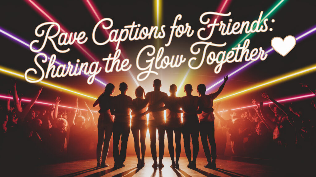 Rave Captions for Friends: Sharing the Glow Together 