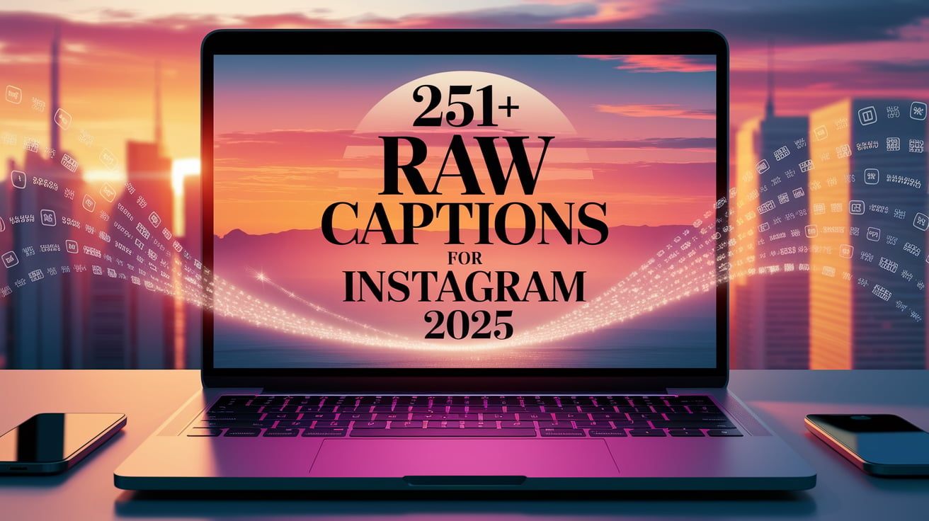 Raw Captions for Instagram