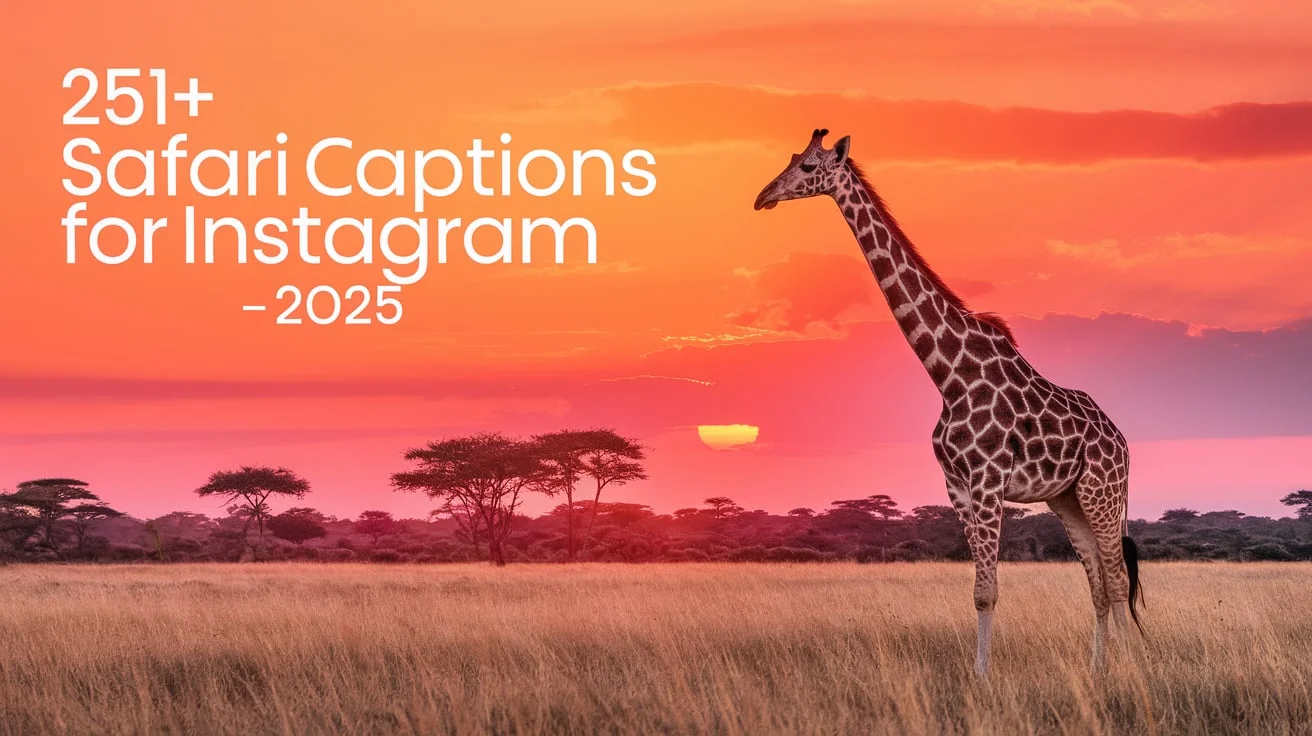 Safari Captions for Instagram