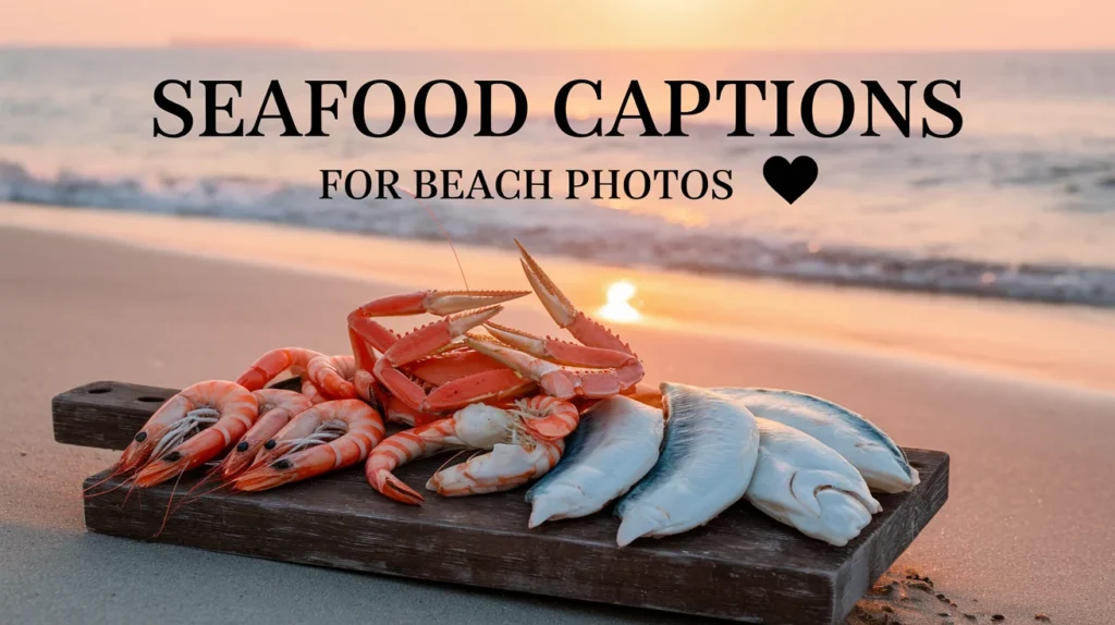 Seafood Captions for Beach Photos 