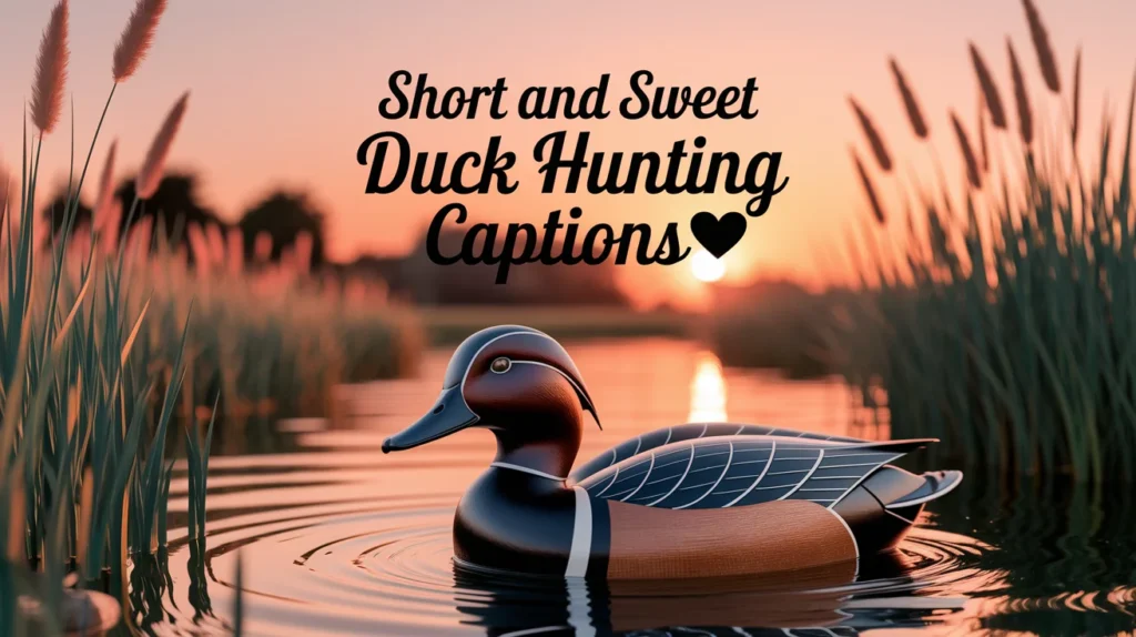Short and Sweet Duck Hunting Captions 