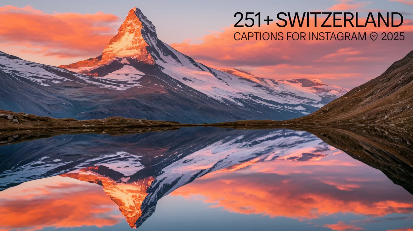 Switzerland Captions for Instagram