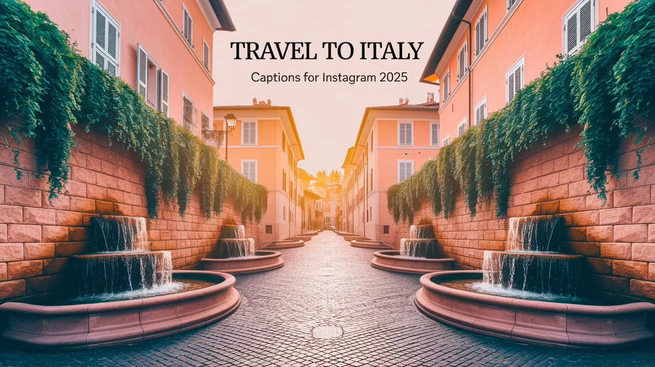 Travel to Italy Captions for Instagram