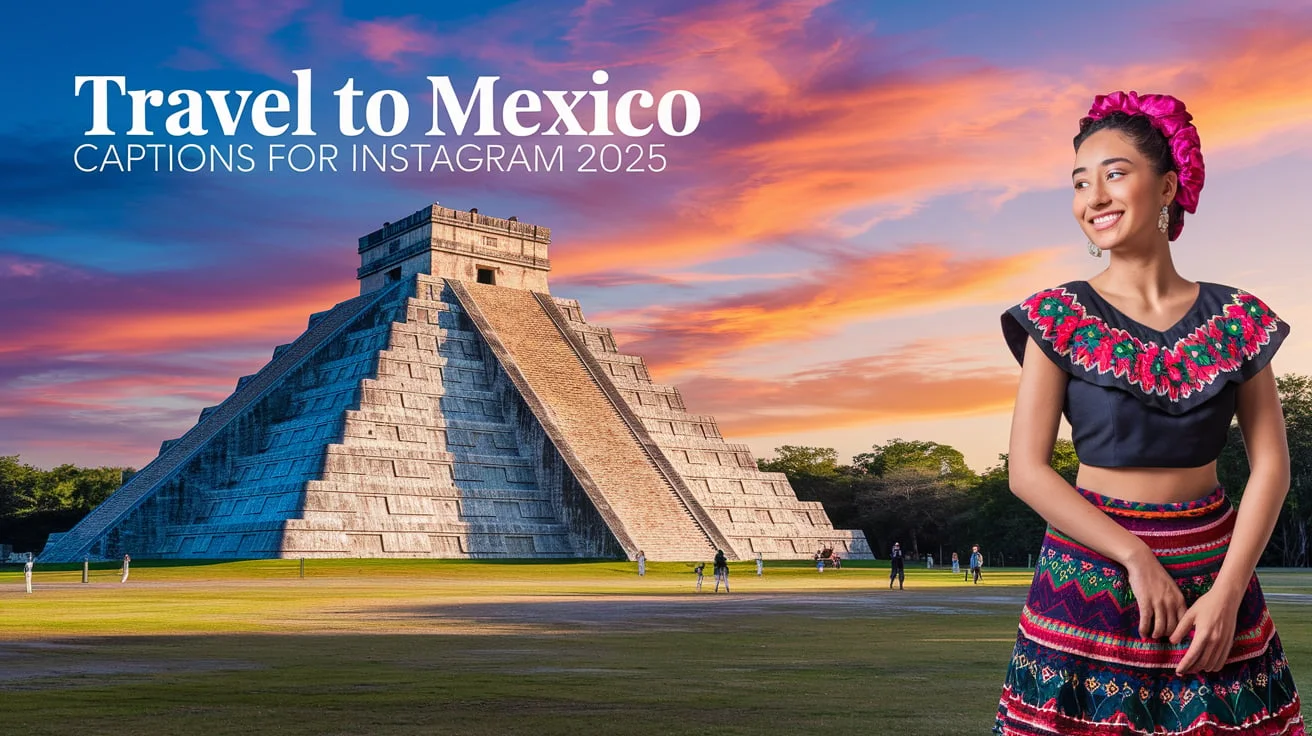 Travel to Mexico Captions for Instagram
