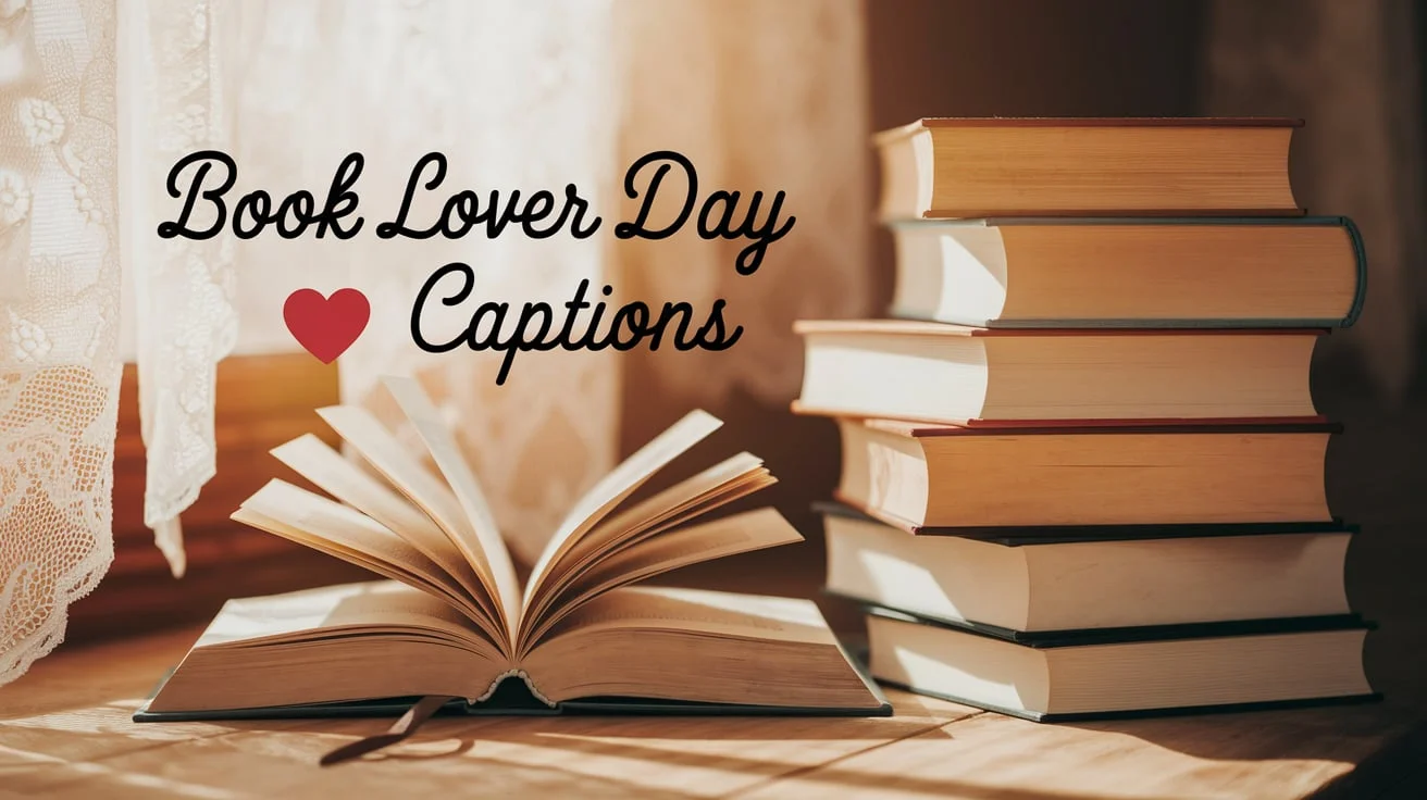 Book Lover Day Vibes Captions