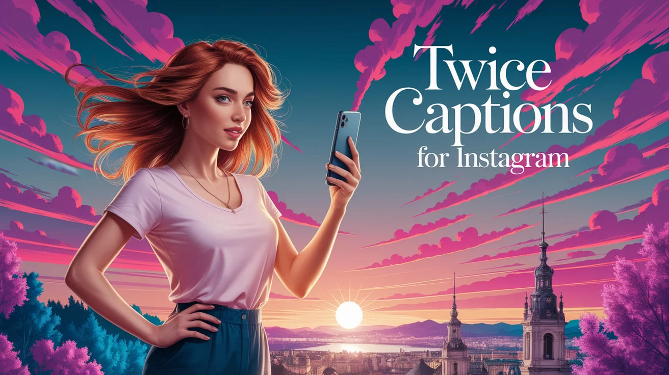 Twice Captions for Instagram